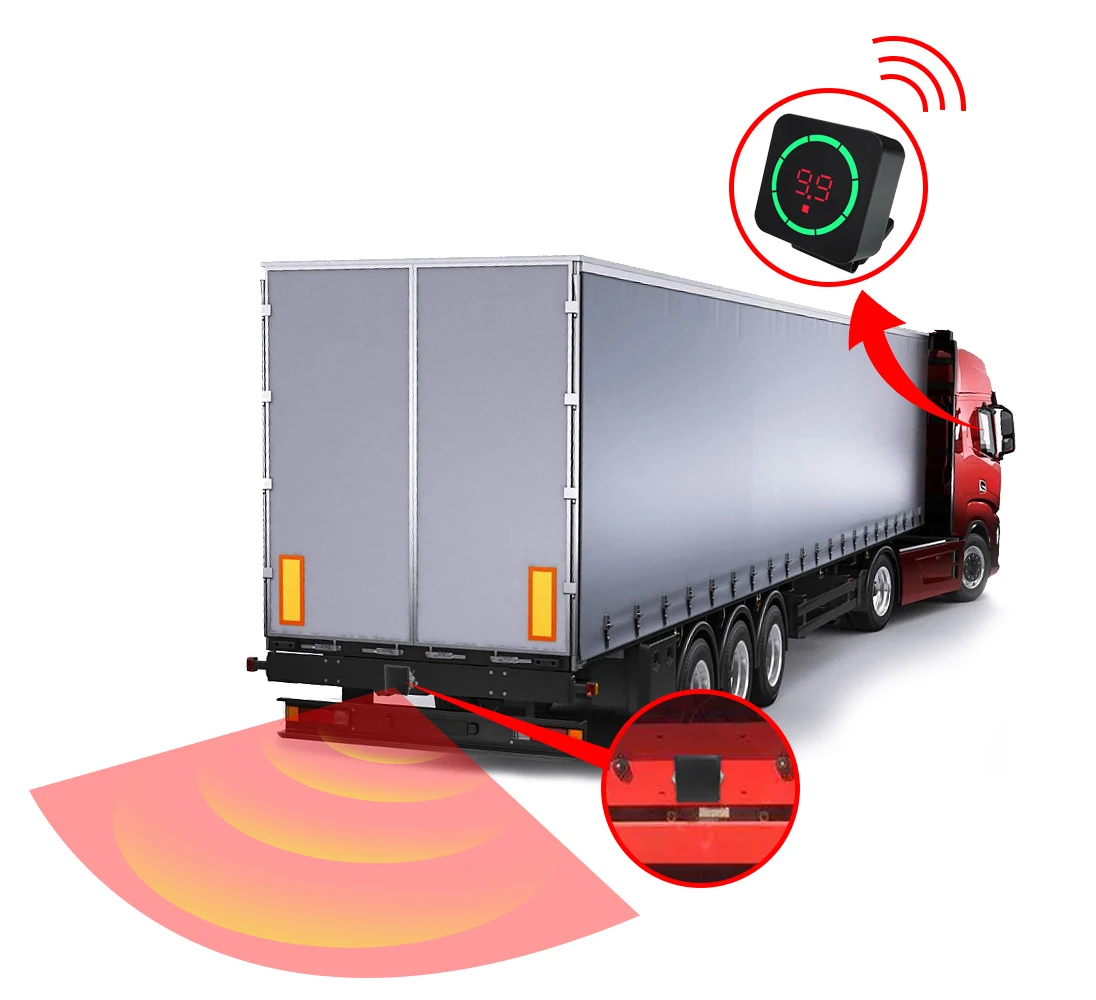 Anti Collision Sensor for Cranes 10m radar Proximity Warning System for Heavy Duty Equipment