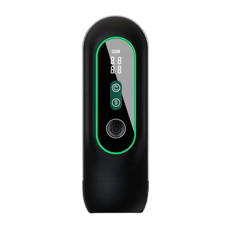 15 Frequency LCD Display  Electric Telescopic Piston Heating Male Masturbation Cup