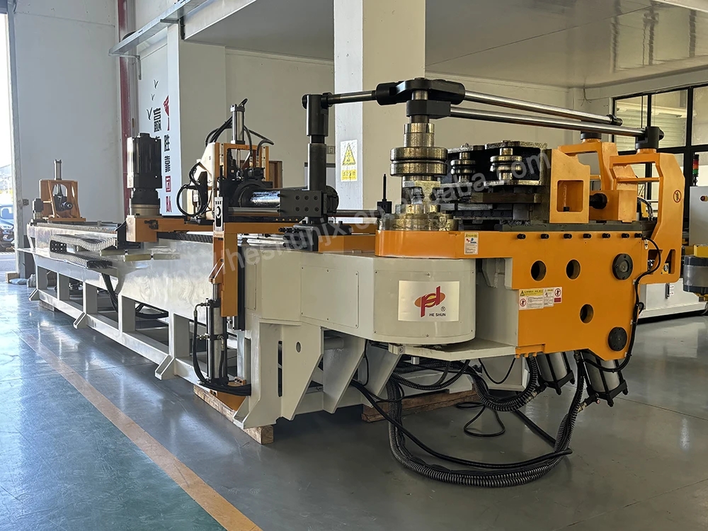 Automatic CNC 5 6 7 8 Inch Large Diameter Induction Exhaust Hydraulic Bender SS Pipe Bending Machine for Shipbuilding Industry