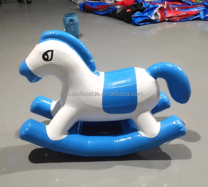 Rodeo Rocking Ride Floating Toy Sport Water Game Kids Inflatable Ride-on Pool Toys  Jumping Horse Inflatable Pony Rocking Horse