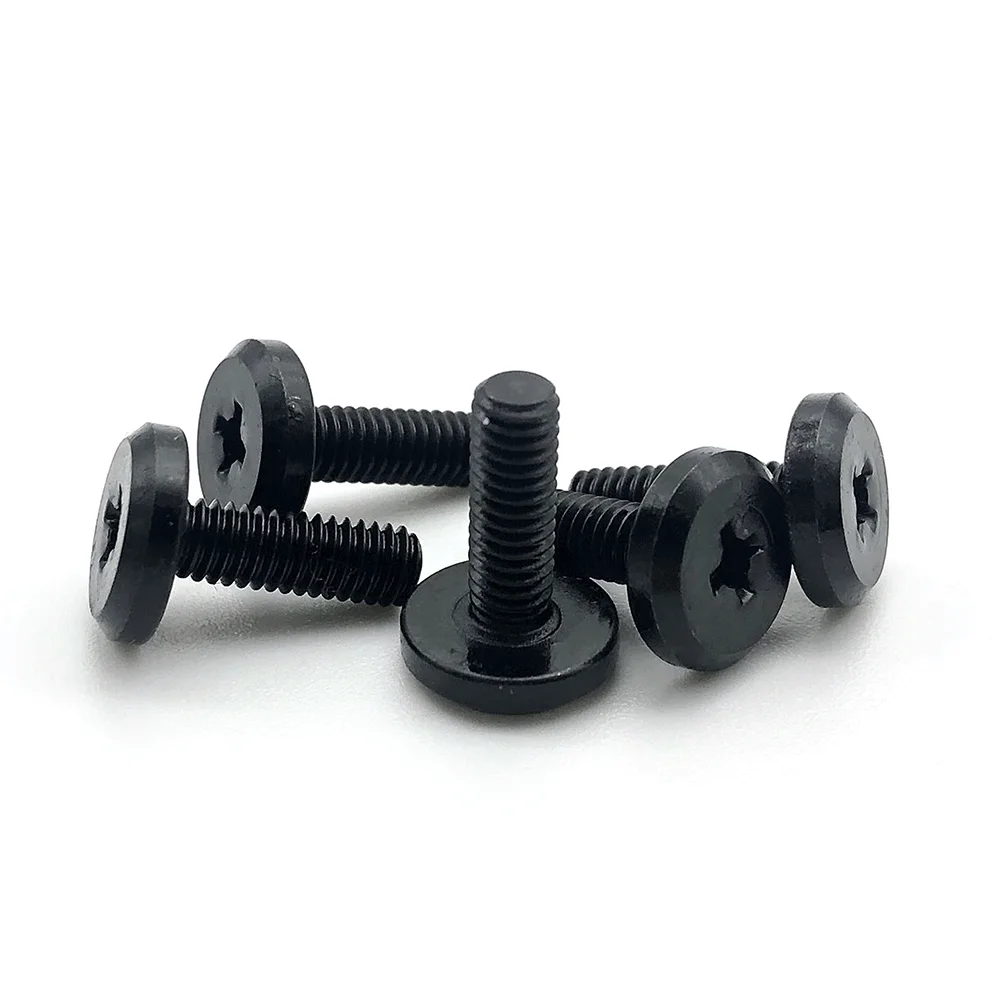 Screw Black machine screws pan flat head screw