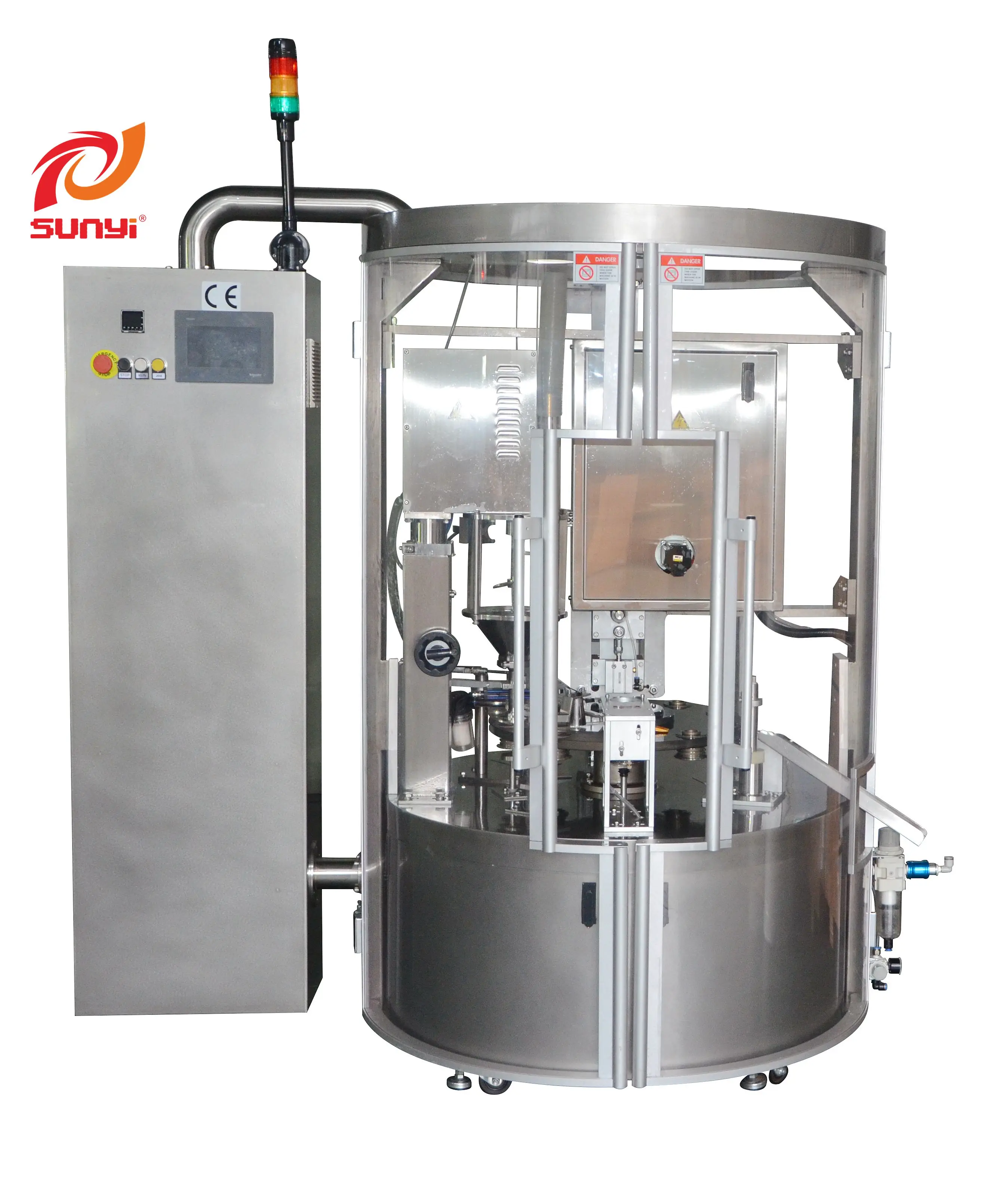 Nespresso K-Cup Italy Capsule Filling & Sealing Machine Multi-Function for Beverages Glass Packaging Powder Material in Bags