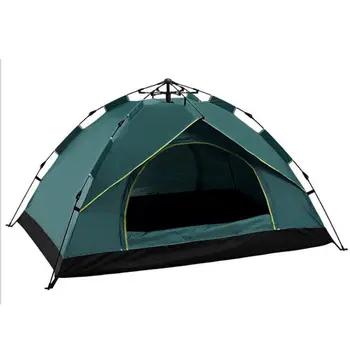 High Quality Automatic Waterproof Outdoor Camping Sleeping Tent With Large Space Camping Tent For Family Travelling