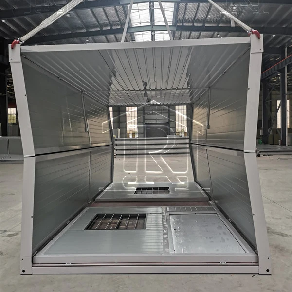Prefabricated Folding Modular Homes Expandable Container House 2 Bedrooms 3 Bedrooms Mobil Container Homes