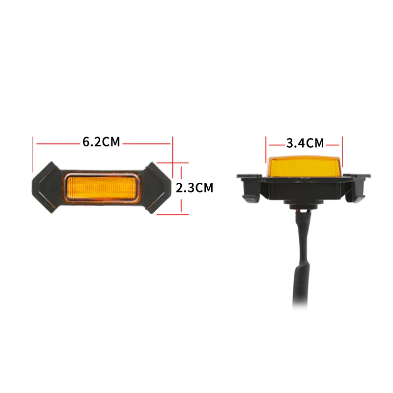 for  TOYOTA TACOMA 15-20 Modified LED Medium Screen Small Yellow Light details