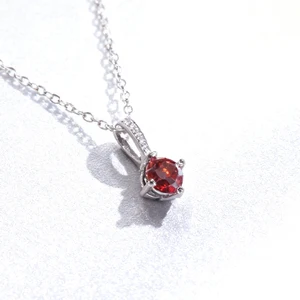 GRA Certified Moissanite Pendant Necklace Girlfriend Anniversary Birthday Wedding Women Moissanite Jewelry Necklace