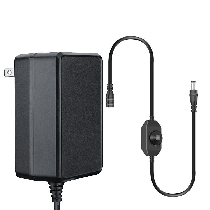 36W AC 100-240V DC 12V trafo dönüştürücü Dimmer anahtarı ile UL