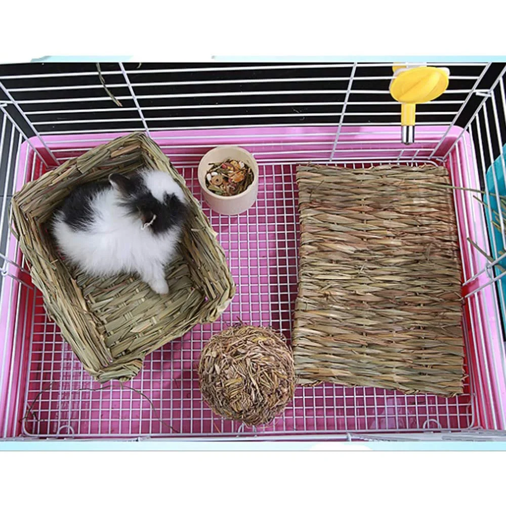 Grass mats for rabbits best sale