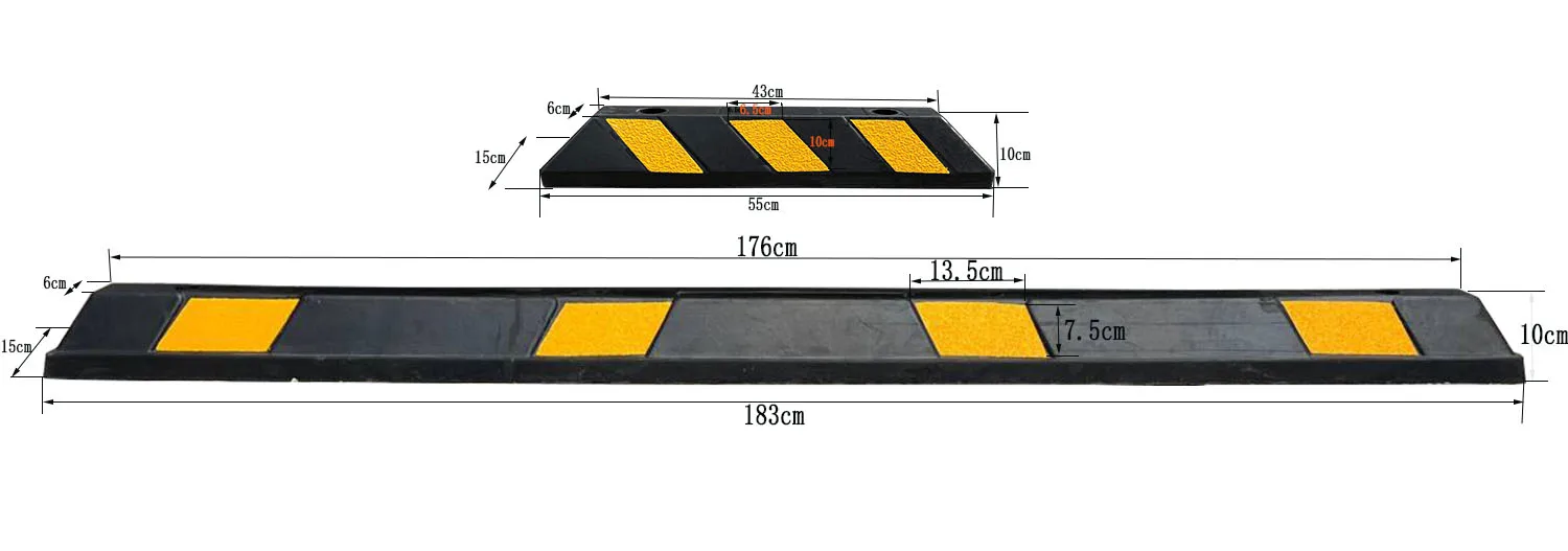 2024 Automatic with Remote Control Smart Parking Space Lock Parking Rubber Wheel Car Stoppers