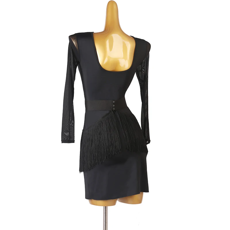 Профессиональная одежда для латиноамериканских танцев OCTLQ294, одежда для художественного обследования, танцевальная юбка