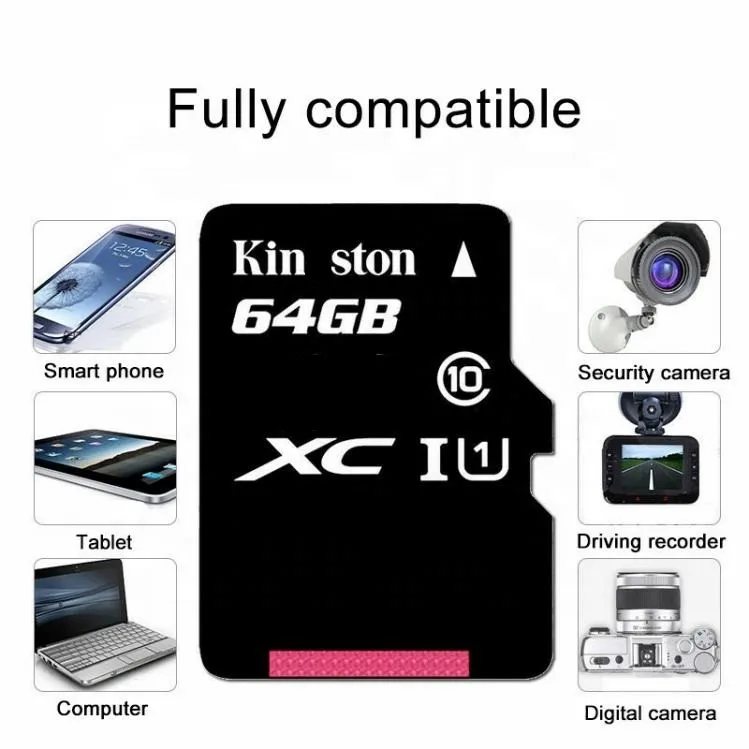 High Speed Memoria Mini Memory Card 4gb 8G 16GB 32GB 64GB 128 GB 256gb 512gb Taiwan Class 10 V10 TF Memory Sd Card for Kingstons
