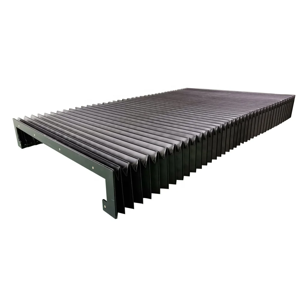 Rectangular Accordion Bellows Cover - Flame Retardant Textile Dust