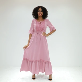 Islamic Fashion Spaghetti Strap Cotton Maxi Dress  SG420 Congo Fashion Maxi Dress