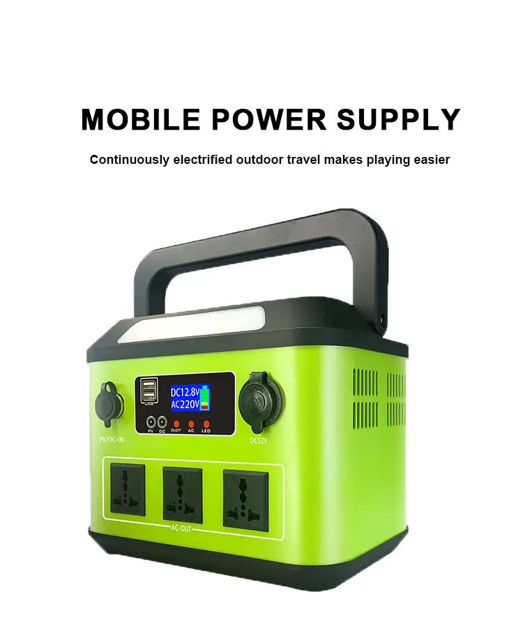 Power Station 500w 470wh Portable Power Station Lithium Battery Pack