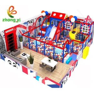 New Design Amusement Park Children Commercial Kids Small Indoor Playground Equipment England Theme Indoor Playground
