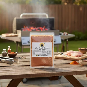 Hot Bold Zesty Chicken Wing Enhancer Fried Grilled Roasted Spicy Marination Seasoning Marinade Powder for Fried Chicken