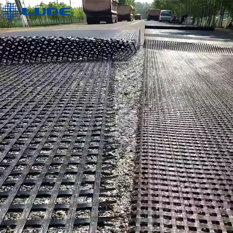 Bitumen Coated Biaxial Fiberglass Geogrid for Asphalt Reinforcement ...