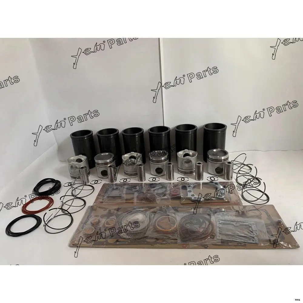 K19 Engine Overhaul Kit With Piston Ring Liner Head Gasket Set for Engine Parts