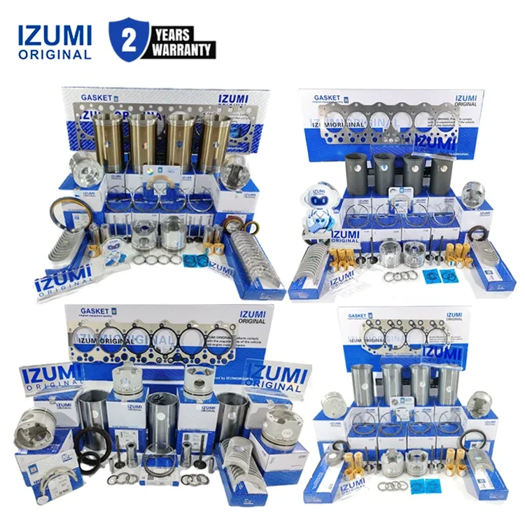 IZUMI-överhållningskit för 1DZ-1, 1DZ-2, 1KD, 2KD, 1Z, 2Z-1, 2Z-2, 2L, 3L. Överhållningskit för motorer och reparationssats för motorer till TOYOTA.