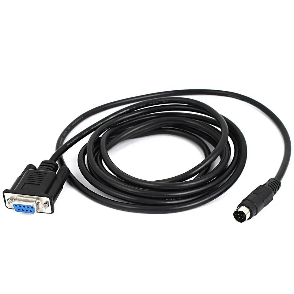 High Quality Mini Din 8p Rs232 Db9 to Mini Din 8pin 4 Pin 8 Pin to Serial Db9 Programming ACCDTC301 DB9 f to Ps2  Cable