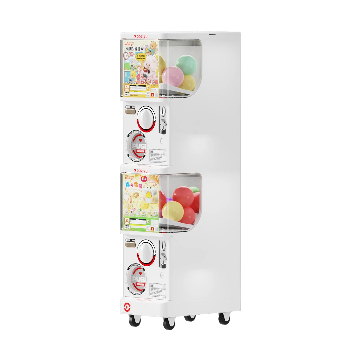 DOZIYU Plastic S Mini Cosmic Code Gacha Machine - 1 Year Warranty