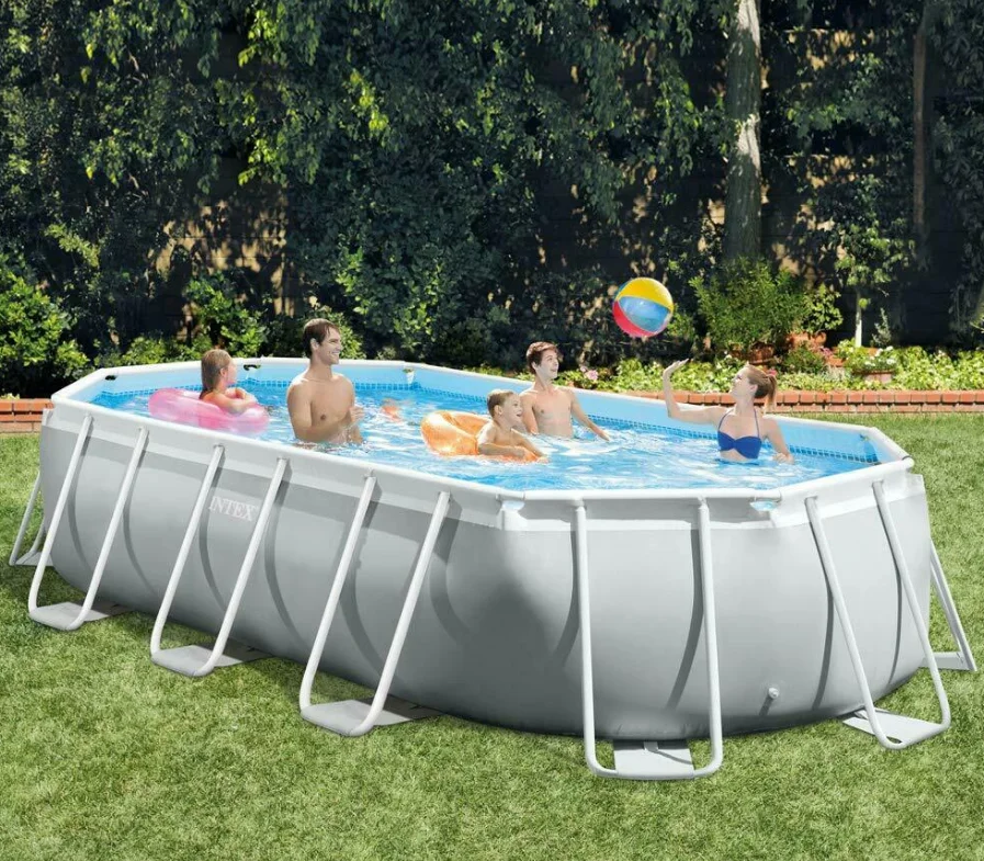 INTEX 26798 Above Ground Oval Frame Swimming Pool