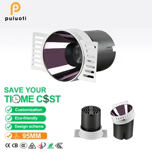 Modern-style Frameless Built-in Spotlight with High Color Rendering Index (CRI) for Full-spectrum Eye-friendly Indoor Lighting