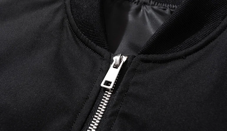 Men's Bomber Jacket Varsity Style Embroidered Winter Coat_voghion.com