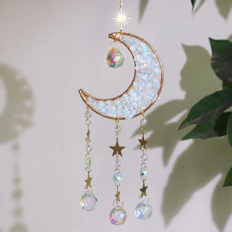 Wholesale Stained Hanging Ornament Custom Car Suncatchers Rainbow