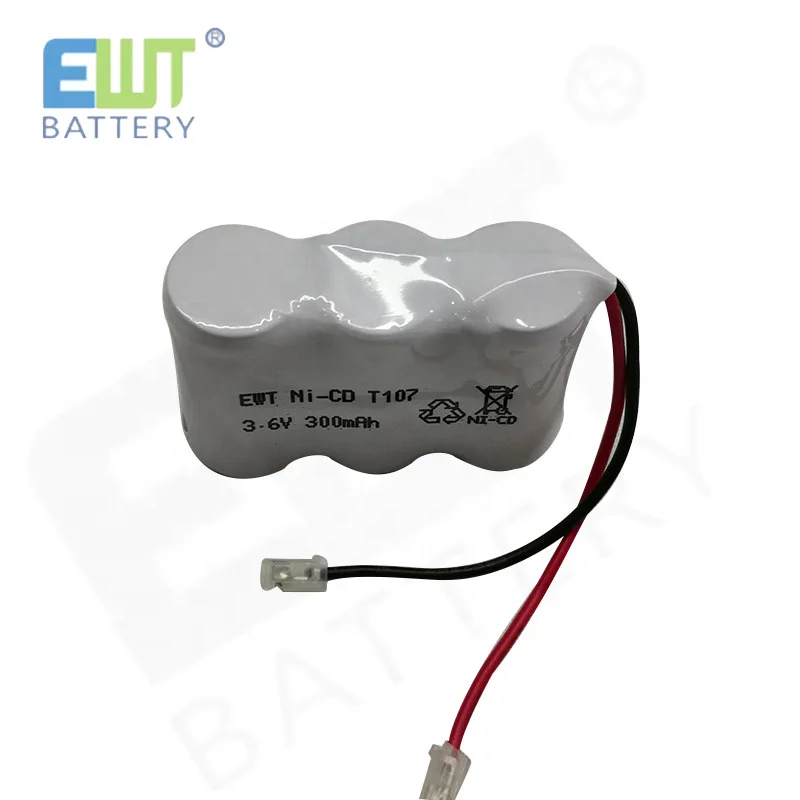 2/3 AA 3 6 V Ni-CD 300mAh перезаряжаемый аккумулятор для телефона