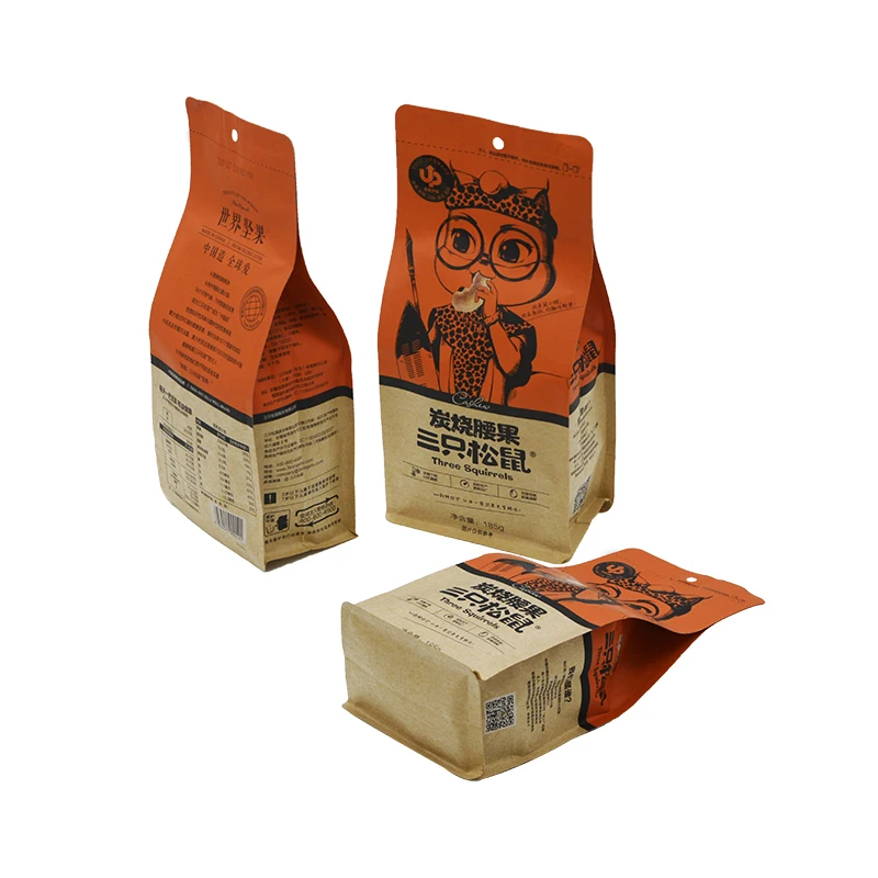 stand up packaging bags bronze