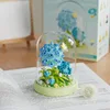 Joyau caché-hortensia avec cache-poussière-170 pièces