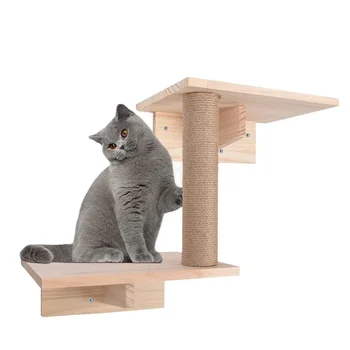 wall mounted cat tree furniture scratcher cat house jumping stand steps Climbing Frame Wall Hanging Furniture  Cat Tree Toy