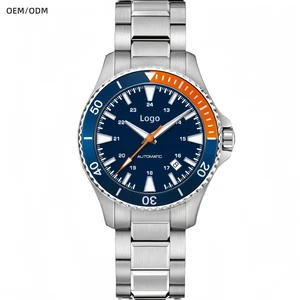 ODM Custom Mechanical Watch Design Supplier Luxury Luminous Classic Stainless Steel Automatic Men OEM Watches