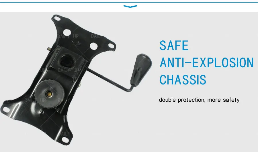 Upholstered Moving Chair with Thin Chair Pads Revolving Adult High Chair Height Adjustable