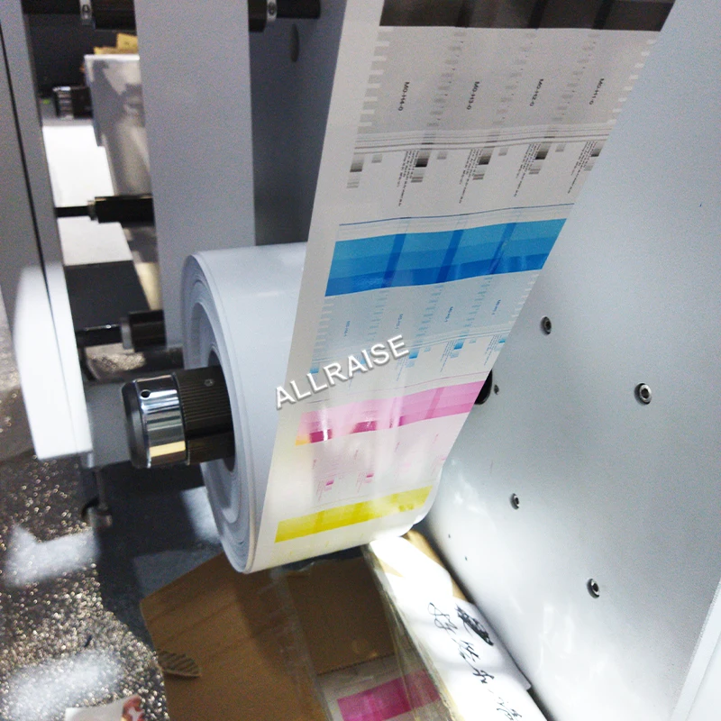 Automatic CMYK UV Ink Label Paper Printer Coated Copperplate Coarse Paper Digital Printing Machine