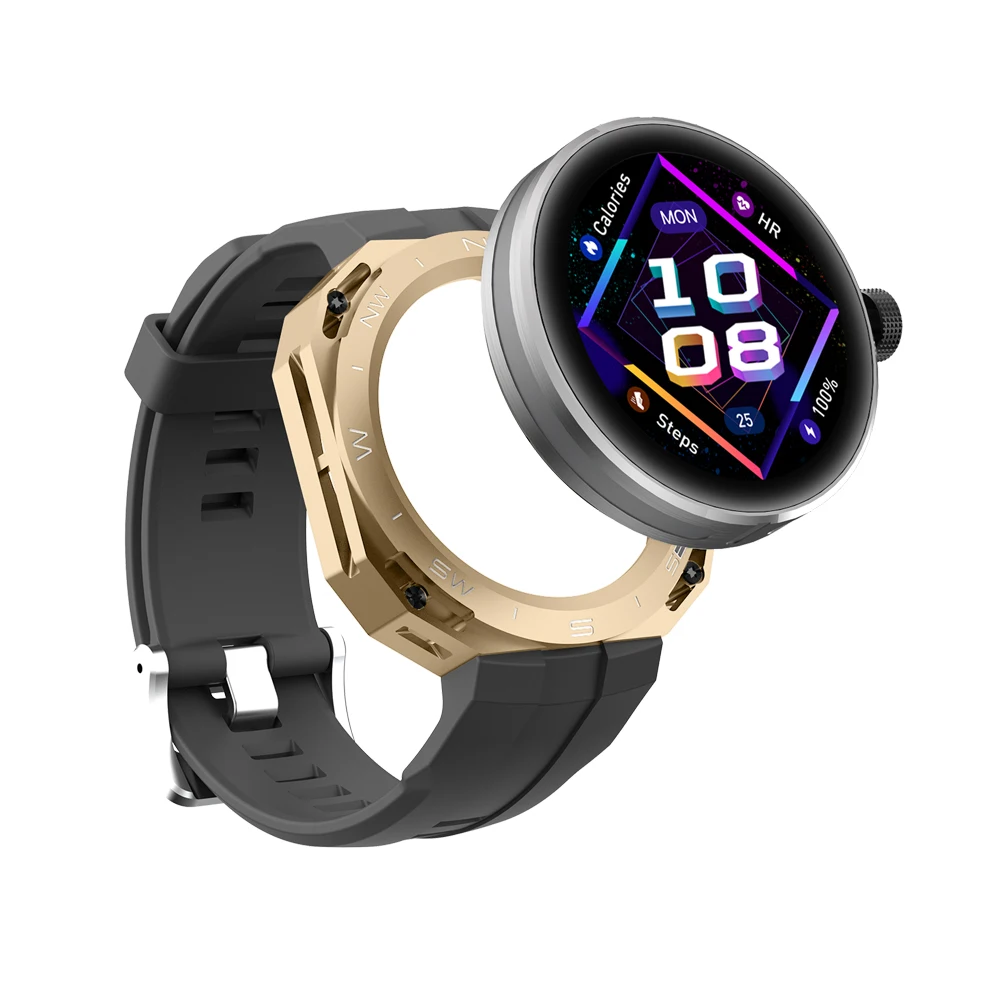 GS3 Cyber Removable case HD Full Touch Smart Watch Waterproof Reloj Inteligente Heart Rate Fitness tracker Smartwatch for xiaomi