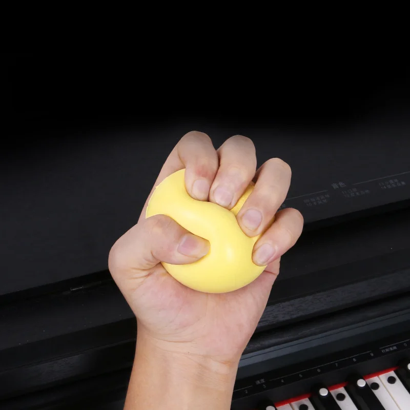 4 Balles D'entraînement Pour Doigts De Piano - Élastiques Multicolores Pour Renforcer La Force Et La Souplesse - 9