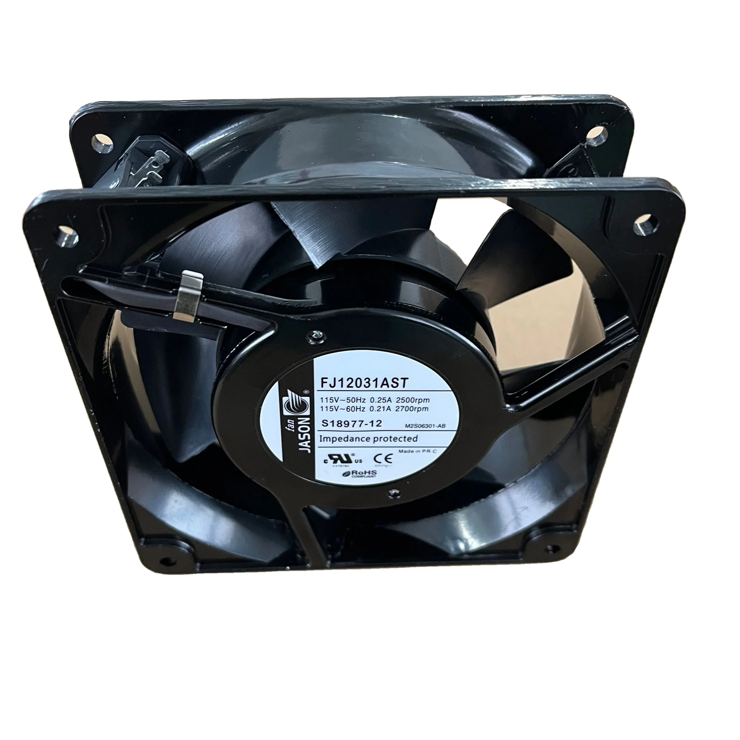 FJ12031AST Jasonfan AC Axial Fan - 120x120x38mm Compact Ventilation