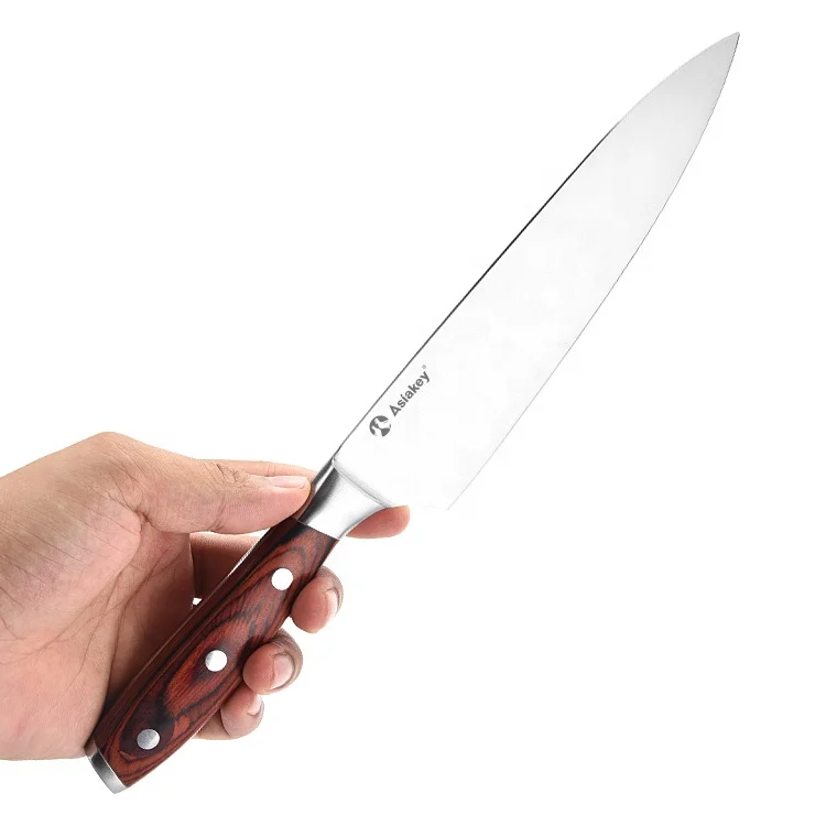 High-end Restaurants 5 Pieces Chef's Knives Sets 8 Inch Wooden Block Ernesto Kitchen Knife Set
