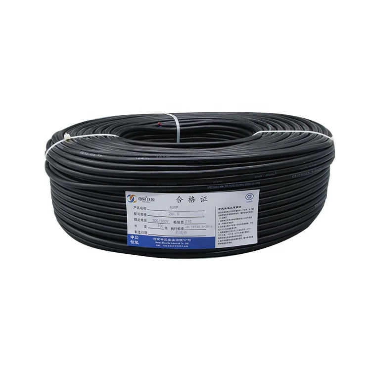 Rvvp 2 5 Sq Mm 3 Core Pvc Insulated Bare Copper Wire Shielded Rvv Flexible Electric Cable Buy Control Cable Rvvp 300 300v Rvvp Cable Flexible Rvvp 3 Core 2 5mm Shielding Braid Sheath Cable