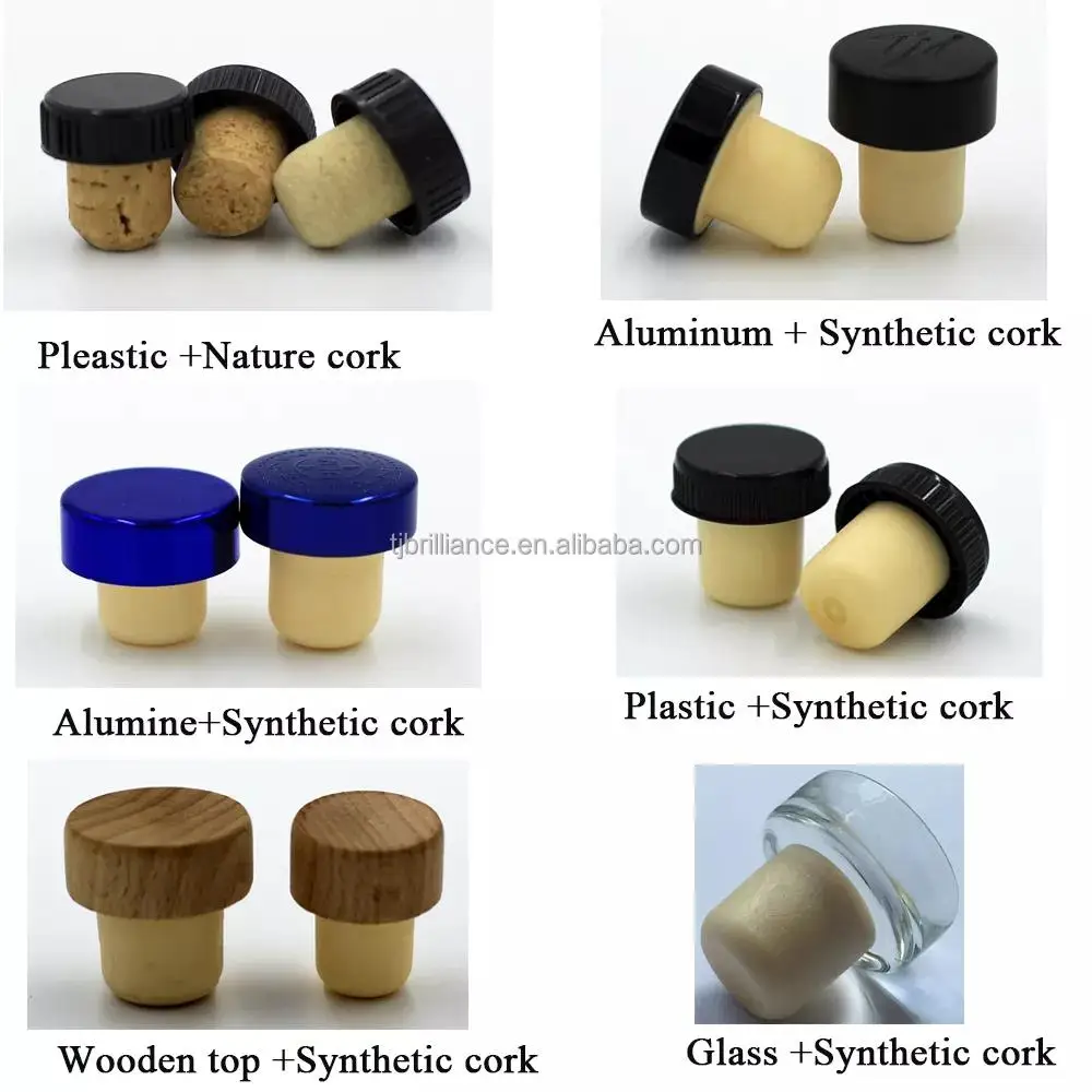 Customized Wooden Blank Carve Logo Wine Stoppers Bottle Stoppers Wine Corks Tplug Corks Sealing