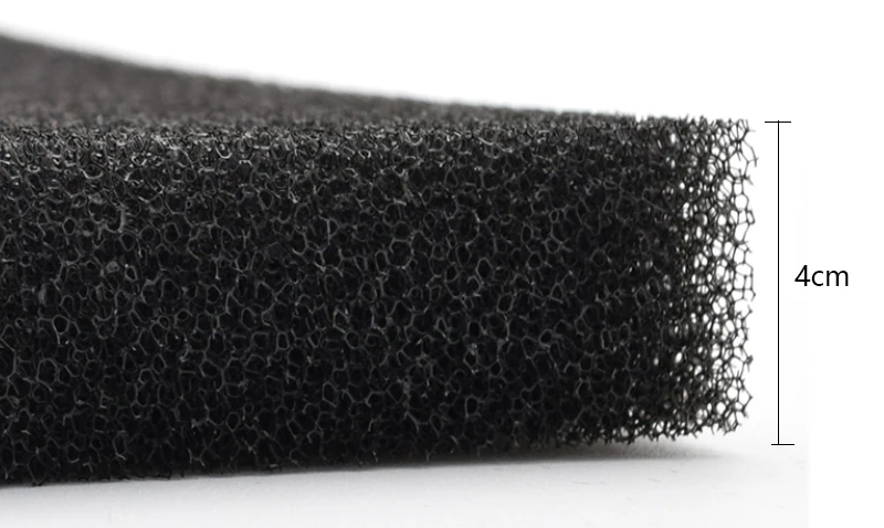 Black Filtration Foam Aquarium Fish Tank Biochemical Filter Sponge ...