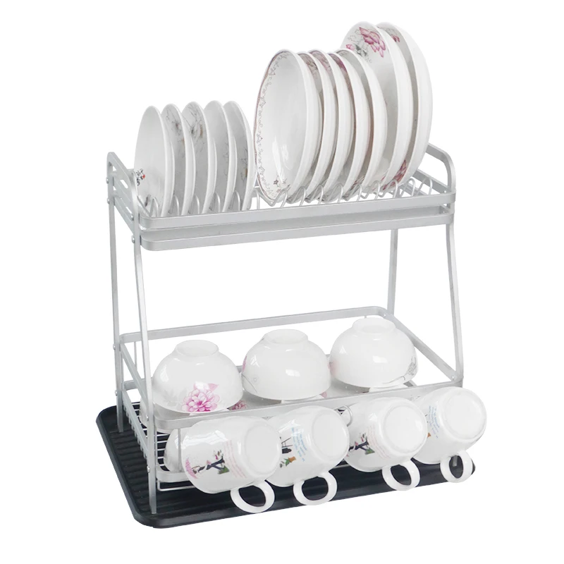 Dish shelf. Алюминиевая сушилка для посуды.