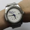 Aiguille de montre argent + blanc + noir