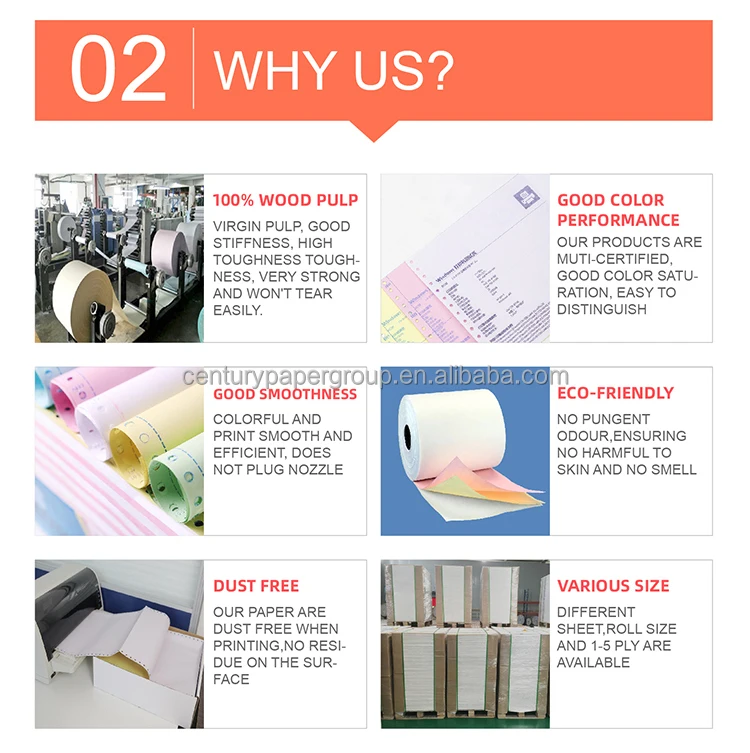 Continuous Foam Paperncr Carbonless Copy Paper Roll Buy Carbonless
