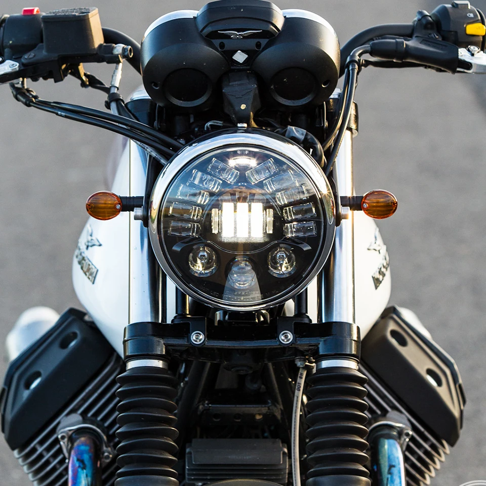 Передняя фара для мотоцикла Harley Davidson 883 xl1200 7 дюймов светодиодные динамические