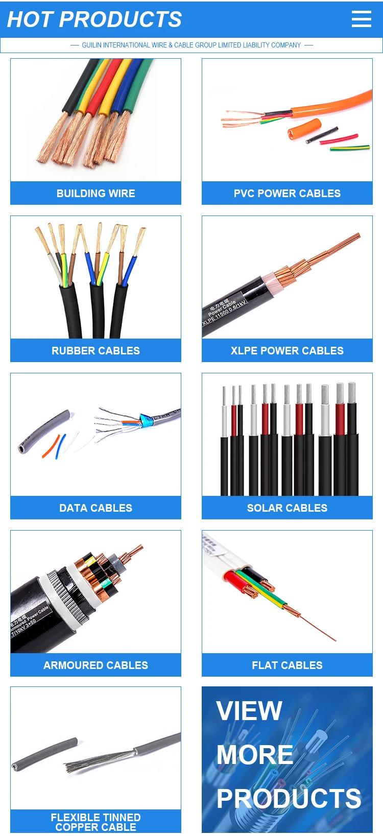 4cores 4mm2 Electric Wires Cables H07rn F 450 / 750v Flexible