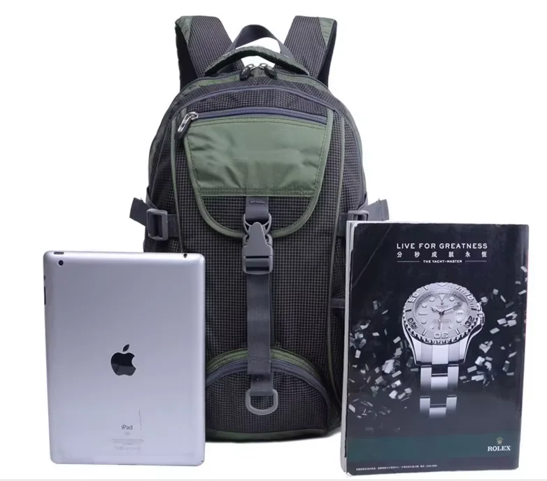 Professional Outdoor Sports Day Pack Luxury Waterproof Zipper Closure Durable Polyester Fashionable Backpack