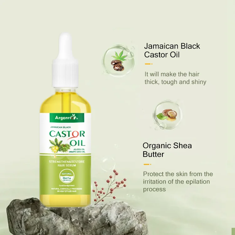 Fast Shipping New Arrival Contain Biotin Jamaican Black Castor Oil Ingredient Golden Hair Growth Oil